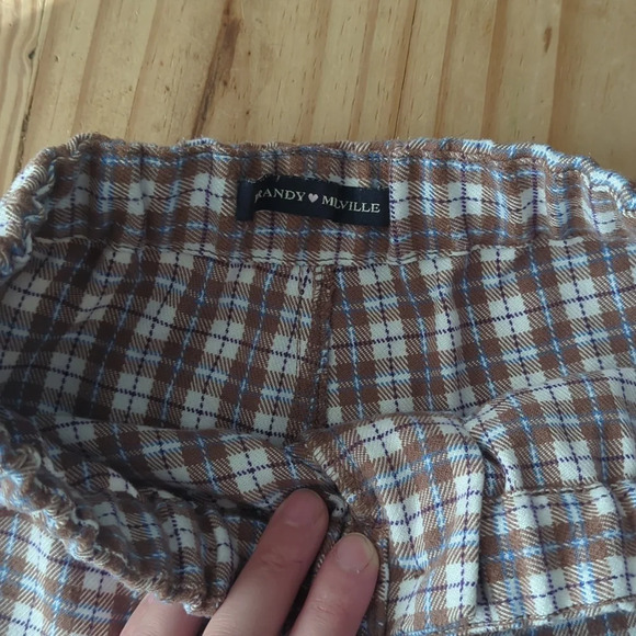 Brandy Melville plaid Tilden pant size  XS/S - Picture 5 of 7